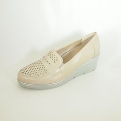 Mocasines Pitillos 5023 Crema-Piedra