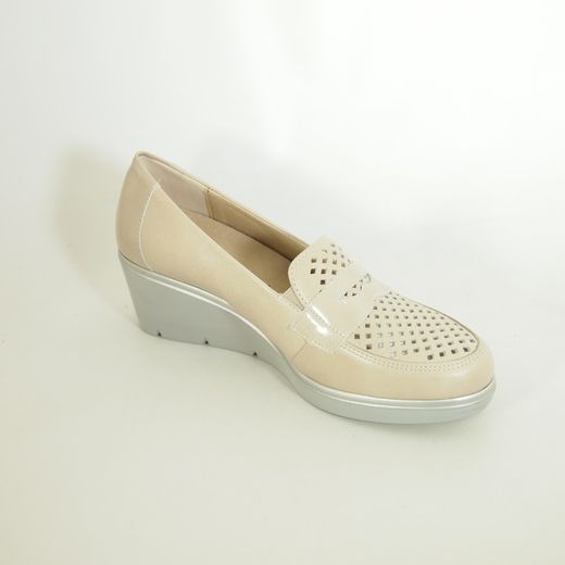Mocasines Pitillos 5023 Crema-Piedra