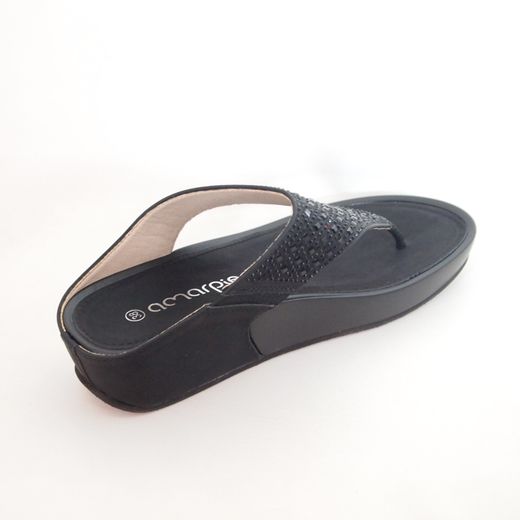 Sandalia Amarpies ABZ 30201 Negro