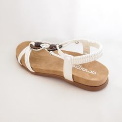 Sandalia Amarpies ABZ 30218 blanco