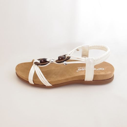 Sandalia Amarpies ABZ 30218 blanco