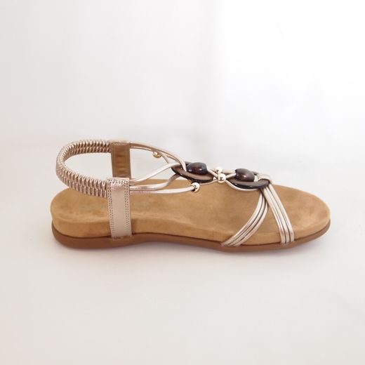 Sandalia Amarpies ABZ 30218 Platino