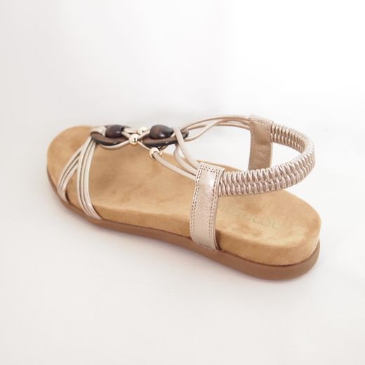 Sandalia Amarpies ABZ 30218 Platino