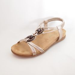 Sandalia Amarpies ABZ 30218 Platino
