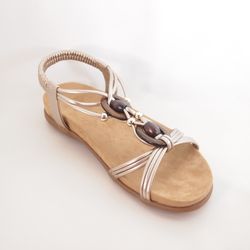 Sandalia Amarpies ABZ 30218 Platino
