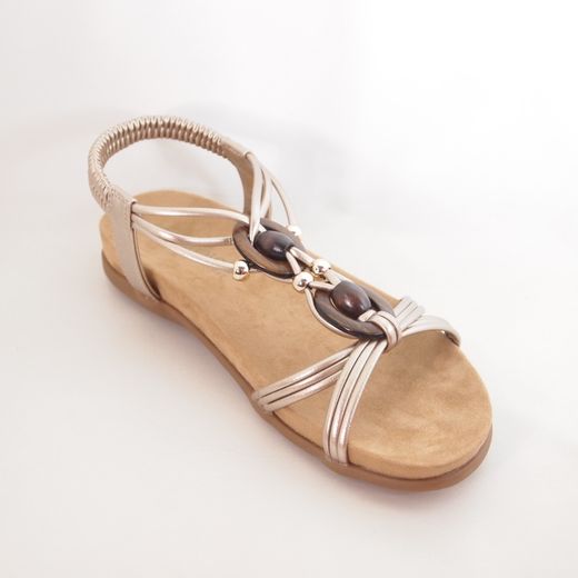 Sandalia Amarpies ABZ 30218 Platino