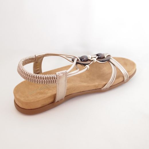 Sandalia Amarpies ABZ 30218 Platino