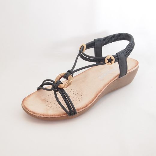Sandalia Amarpies ABZ 30226 Negro