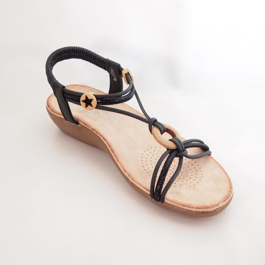 Sandalia Amarpies ABZ 30226 Negro