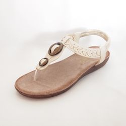 Sandalia amarpies ABZ 30236 Beige