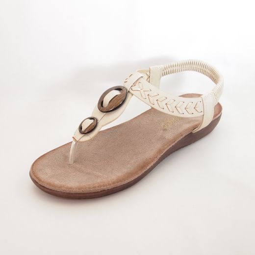 Sandalia amarpies ABZ 30236 Beige