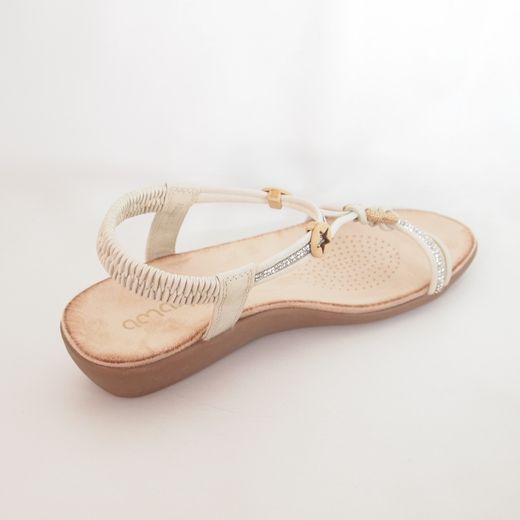 Sandalia Amarpies ABZ30226 Beige