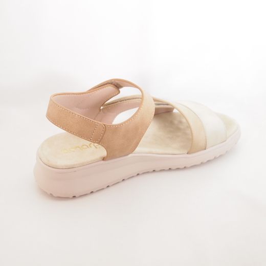 sandalia Amarpies ABZ3157 Marrón Cuero