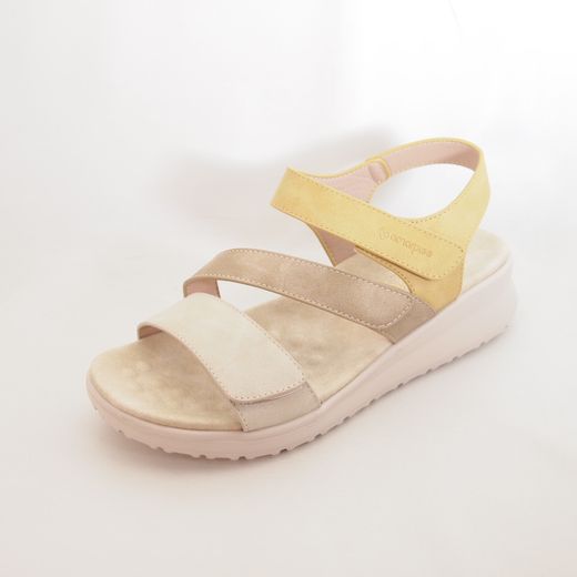 sandalia Amarpies ABZ3157 Mostaza