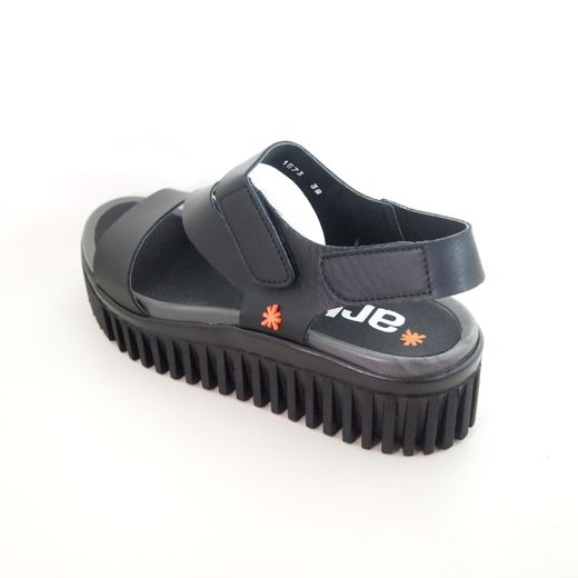 Sandalia Art 1573 Brighton Nappa Negro