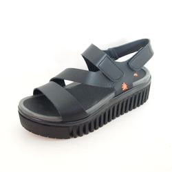 Sandalia Art 1573 Brighton Nappa Negro