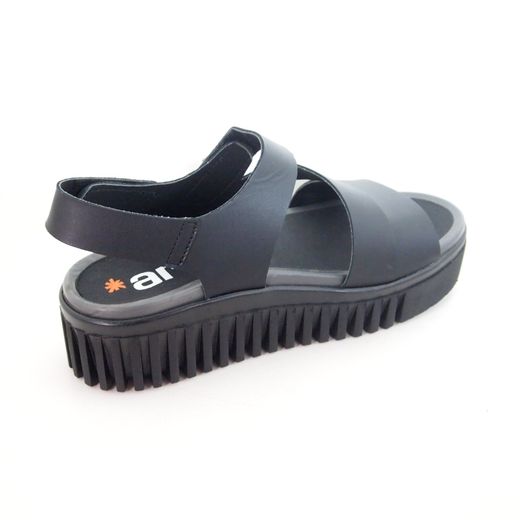 Sandalia Art 1573 Brighton Nappa Negro