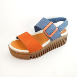 Sandalia Art 1578 Brighton Oceano-Naranja
