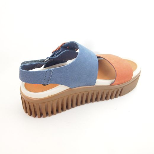 Sandalia Art 1578 Brighton Oceano-Naranja