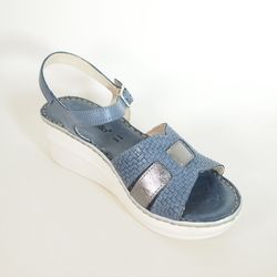 Sandalia con cuña  RIiposella 16351 Azul