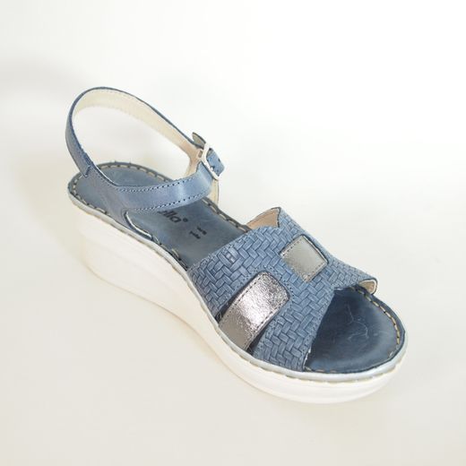 Sandalia con cuña  RIiposella 16351 Azul