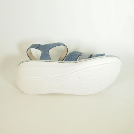 Sandalia con cuña  RIiposella 16351 Azul