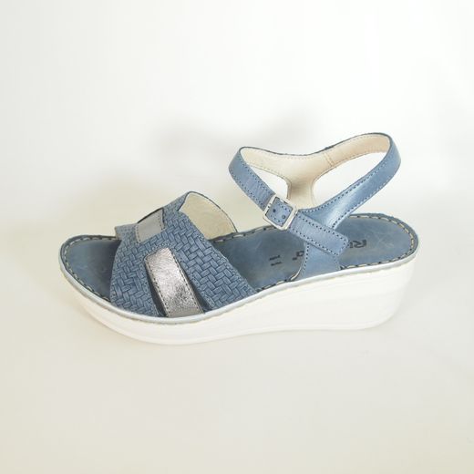 Sandalia con cuña  RIiposella 16351 Azul