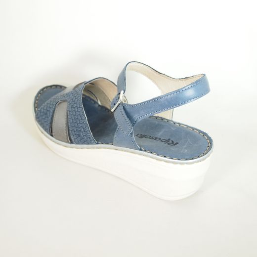 Sandalia con cuña  RIiposella 16351 Azul