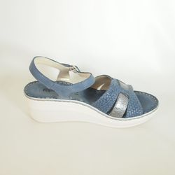 Sandalia con cuña  RIiposella 16351 Azul