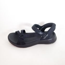 Sandalia Skechers 141481 Go Walk Flex Illuminate Negra