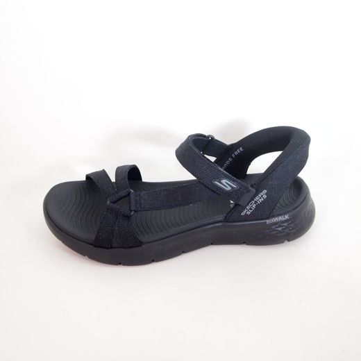 Sandalia Skechers 141481 Go Walk Flex Illuminate Negra
