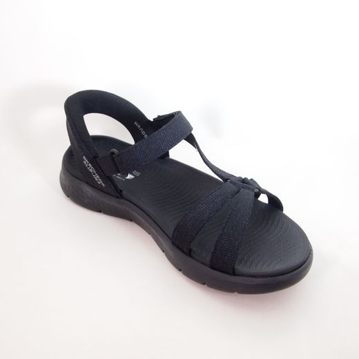 Sandalia Skechers 141481 Go Walk Flex Illuminate Negra