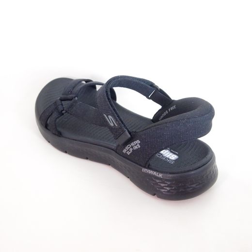 Sandalia Skechers 141481 Go Walk Flex Illuminate Negra