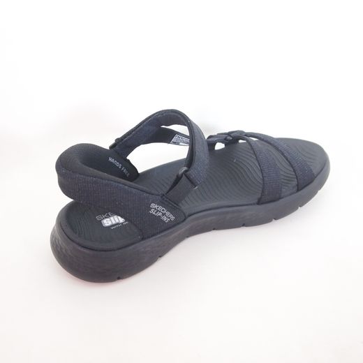 Sandalia Skechers 141481 Go Walk Flex Illuminate Negra