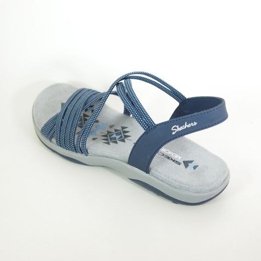 Sandalia Skechers 163117 Reggae Slim - Turn It Up Azul