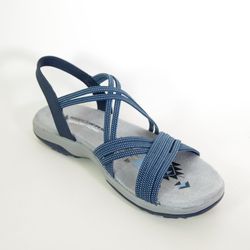 Sandalia Skechers 163117 Reggae Slim - Turn It Up Azul
