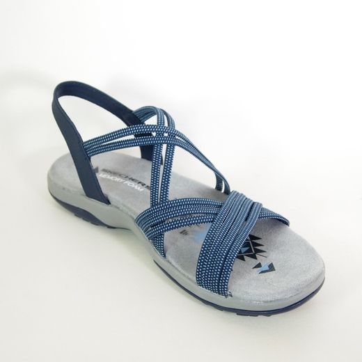 Sandalia Skechers 163117 Reggae Slim - Turn It Up Azul