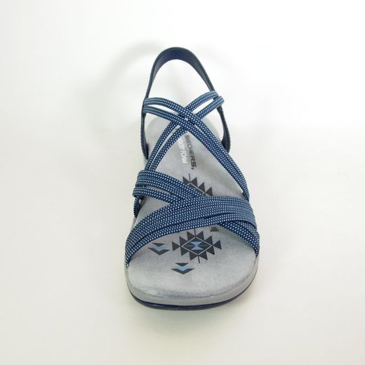 Sandalia Skechers 163117 Reggae Slim - Turn It Up Azul