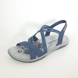 Sandalia Skechers 163117 Reggae Slim - Turn It Up Azul