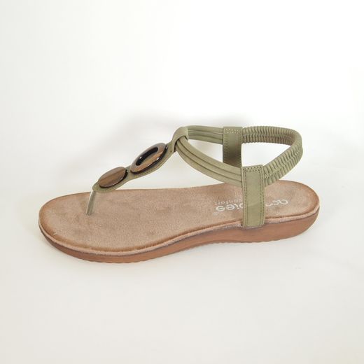 Sandalias Amarpies ABZ17063 Kaki