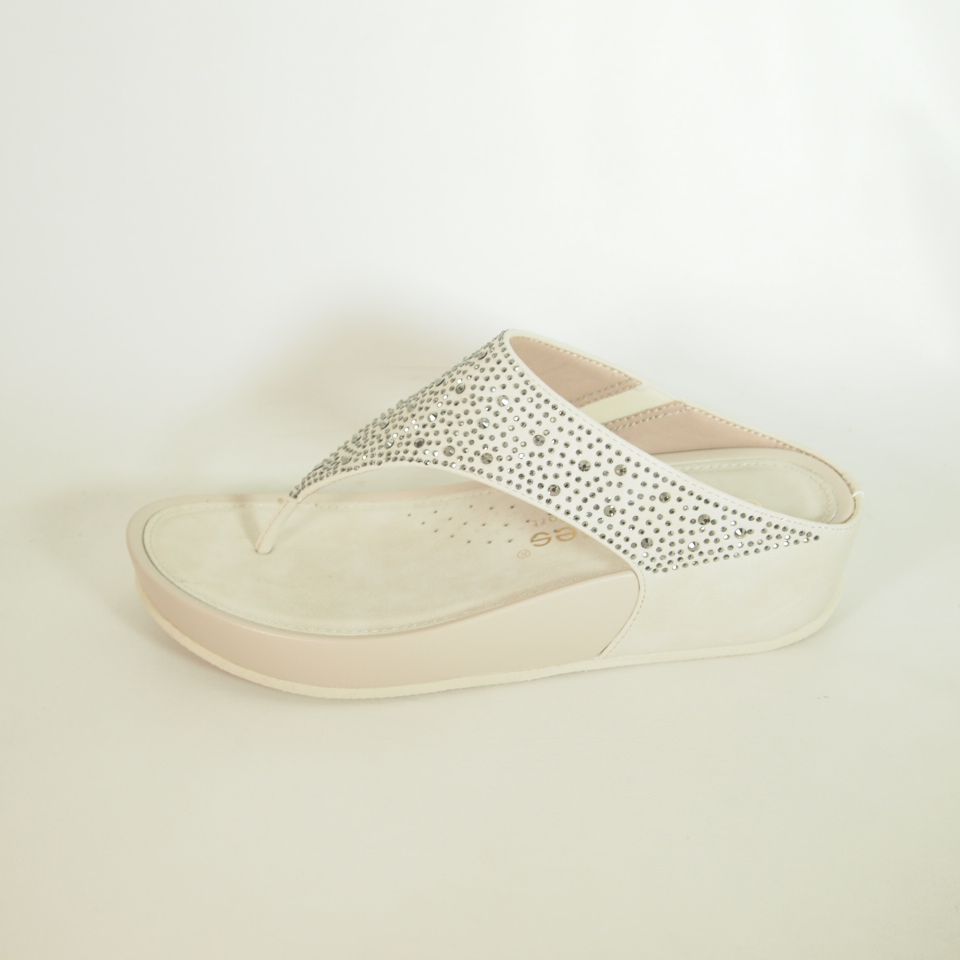 Sandalias Amarpies ABZ26579 Esclava Beige 39