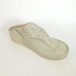 Sandalias Amarpies ABZ26579 Esclava Verde