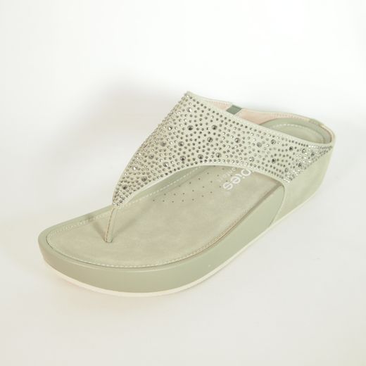 Sandalias Amarpies ABZ26579 Esclava Verde