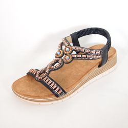 Sandalias Amarpies ABZ28680 Negro