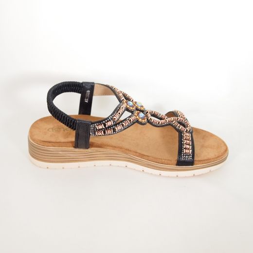 Sandalias Amarpies ABZ28680 Negro