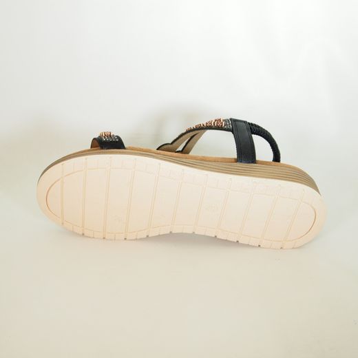 Sandalias Amarpies ABZ28680 Negro