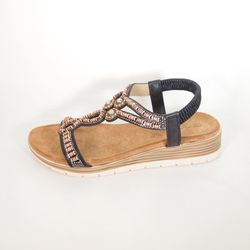 Sandalias Amarpies ABZ28680 Negro