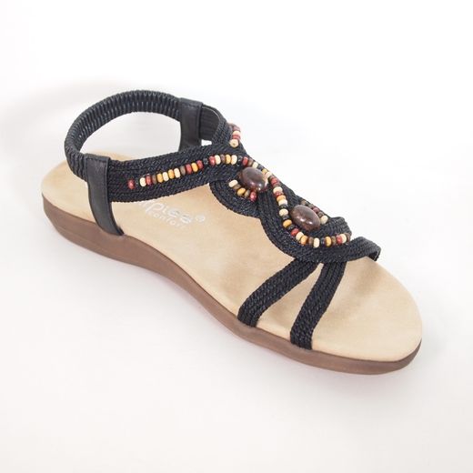 Sandalias Amarpies AKO28553 Negro