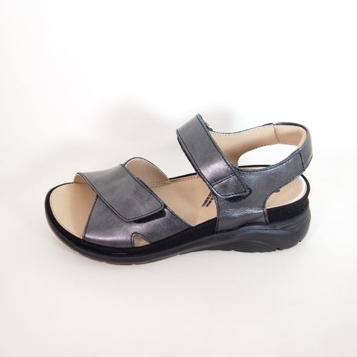 Sandalias Baerchi 39701 Mentalizado Negro