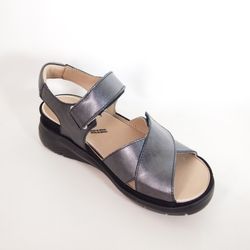 Sandalias Baerchi 39701 Mentalizado Negro